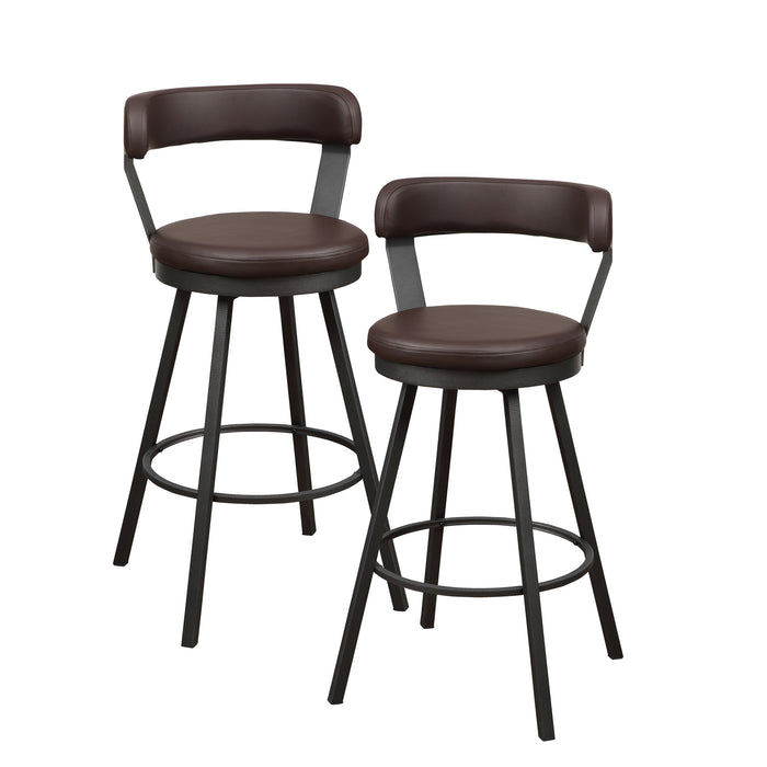 OakvillePark Belmar Swivel Pub Height Chair (Set of 2)
