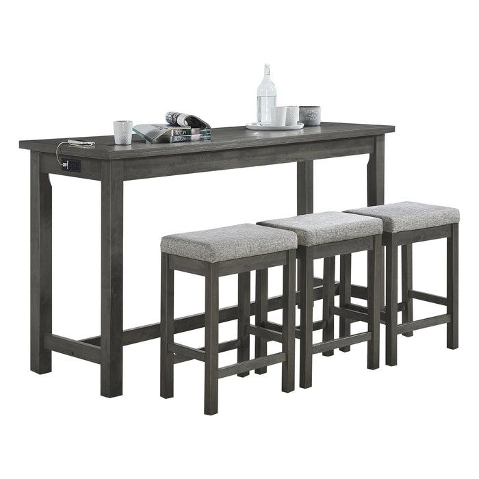 OakvillePark Greeley 4-Piece Pack Counter Height Dining Set