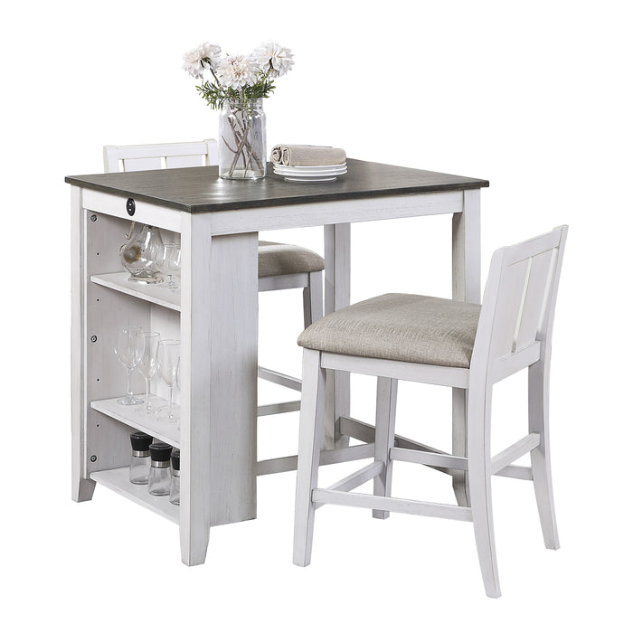 OakvillePark Malbons 3-Piece Pack Counter Height Dining Set