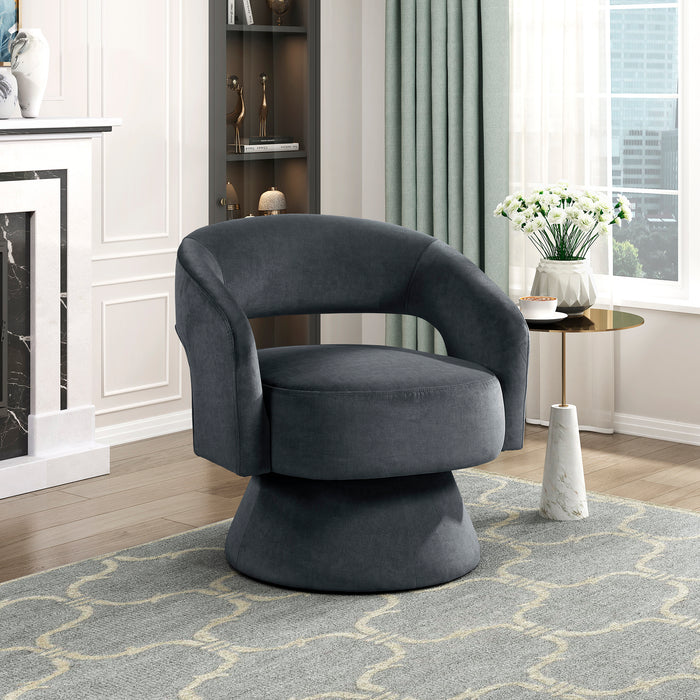 OakvillePark Alderwyn Velvet Swivel Chair