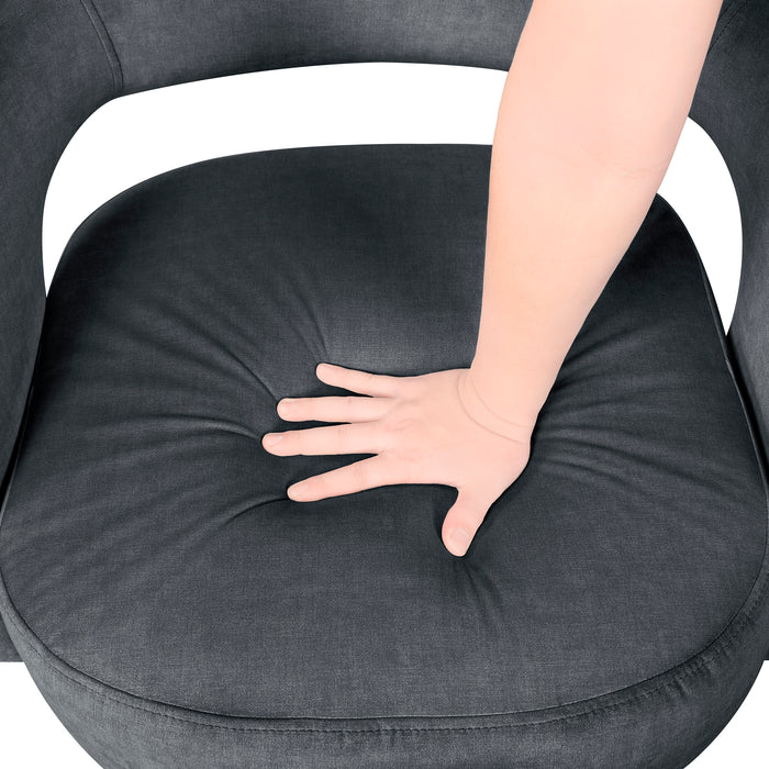 OakvillePark Alderwyn Velvet Swivel Chair
