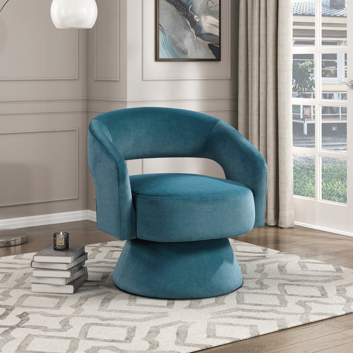 OakvillePark Alderwyn Velvet Swivel Chair