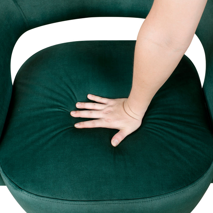 OakvillePark Alderwyn Velvet Swivel Chair
