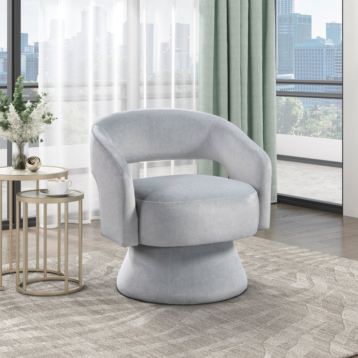 OakvillePark Alderwyn Velvet Swivel Chair