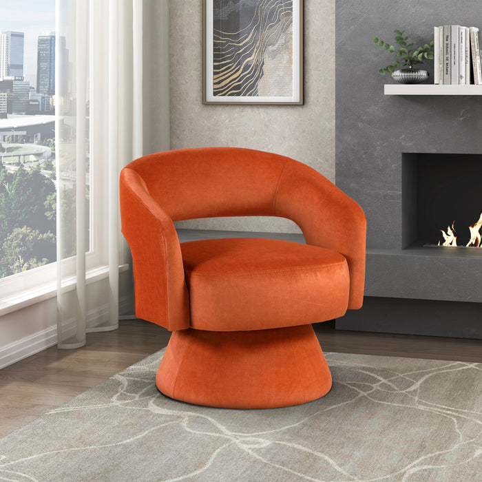 OakvillePark Alderwyn Velvet Swivel Chair