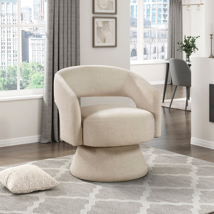 OakvillePark Alderwyn Velvet Swivel Chair