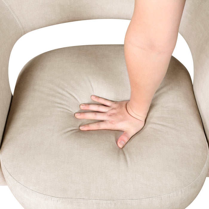 OakvillePark Alderwyn Velvet Swivel Chair