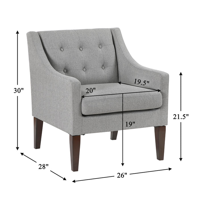 OakvillePark Solmera Textured Fabric Accent Chair