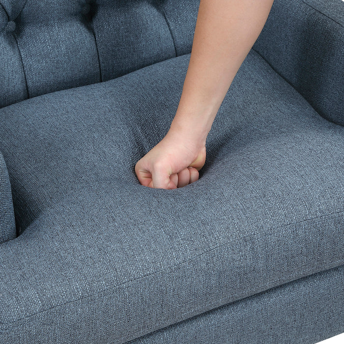 OakvillePark Velloria Textured Fabric Accent Chair