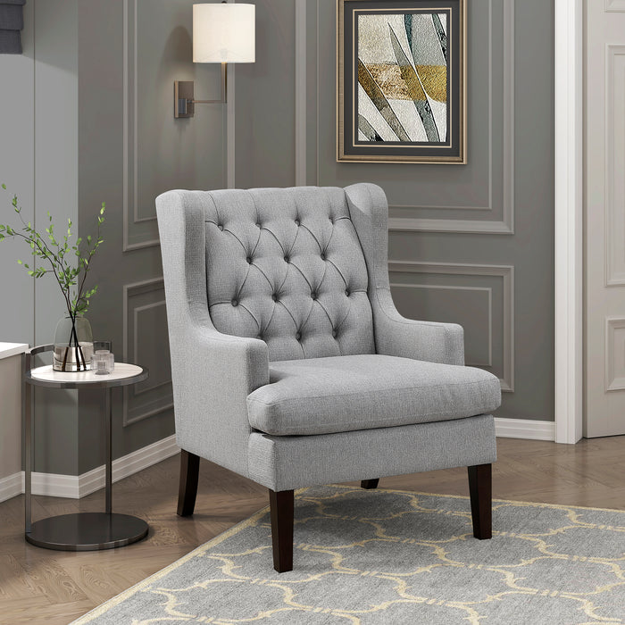 OakvillePark Velloria Textured Fabric Accent Chair