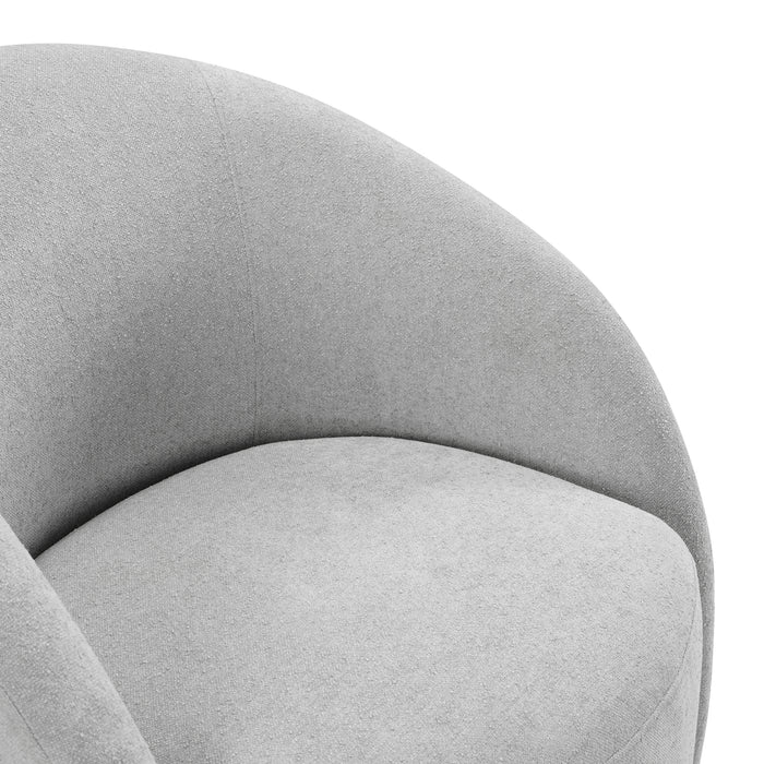 OakvillePark Thistlemere Boucle Fabric Swivel Chair