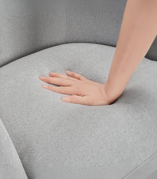 OakvillePark Thistlemere Boucle Fabric Swivel Chair
