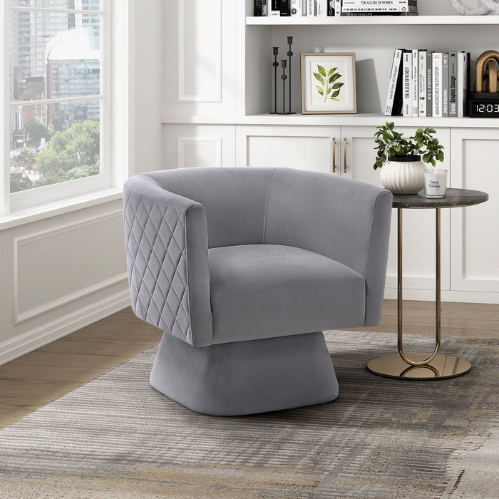 OakvillePark Valemont Velvet Swivel Chair