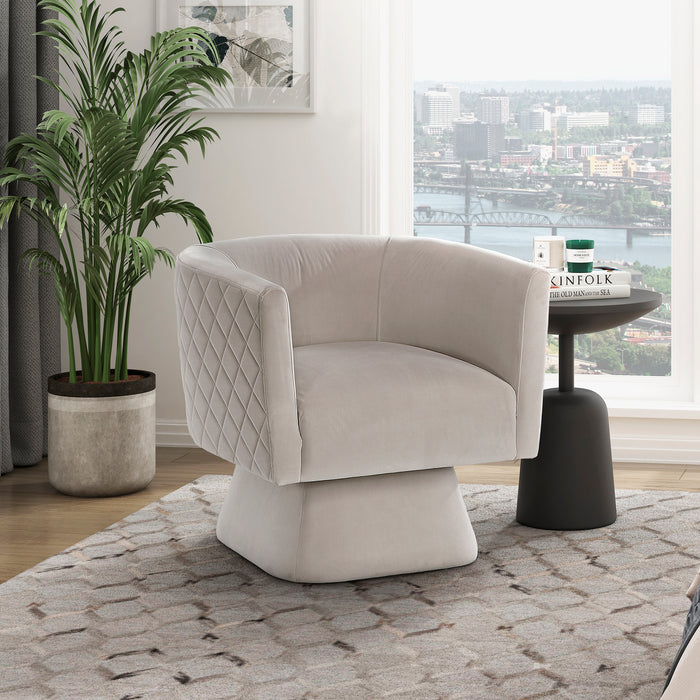 OakvillePark Valemont Velvet Swivel Chair