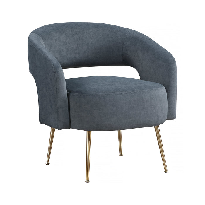 OakvillePark Arcluna Velvet Fabric Accent Chair