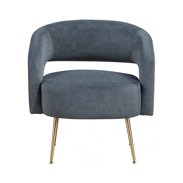 OakvillePark Arcluna Velvet Fabric Accent Chair