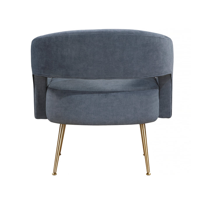 OakvillePark Arcluna Velvet Fabric Accent Chair