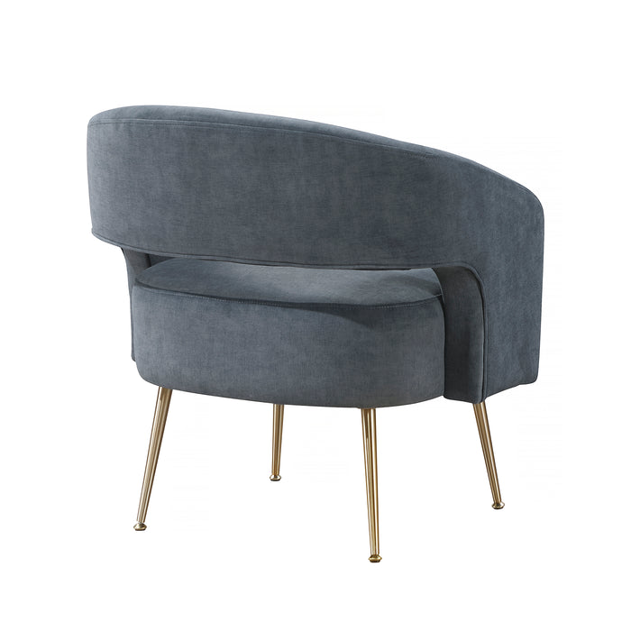 OakvillePark Arcluna Velvet Fabric Accent Chair