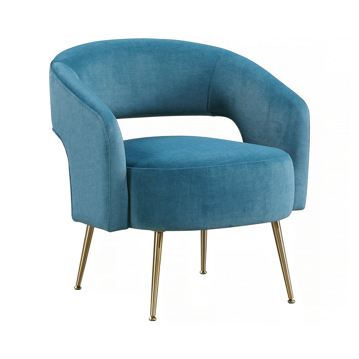 OakvillePark Arcluna Velvet Fabric Accent Chair