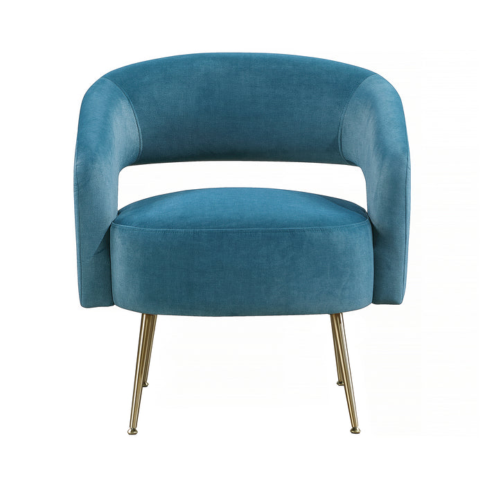 OakvillePark Arcluna Velvet Fabric Accent Chair