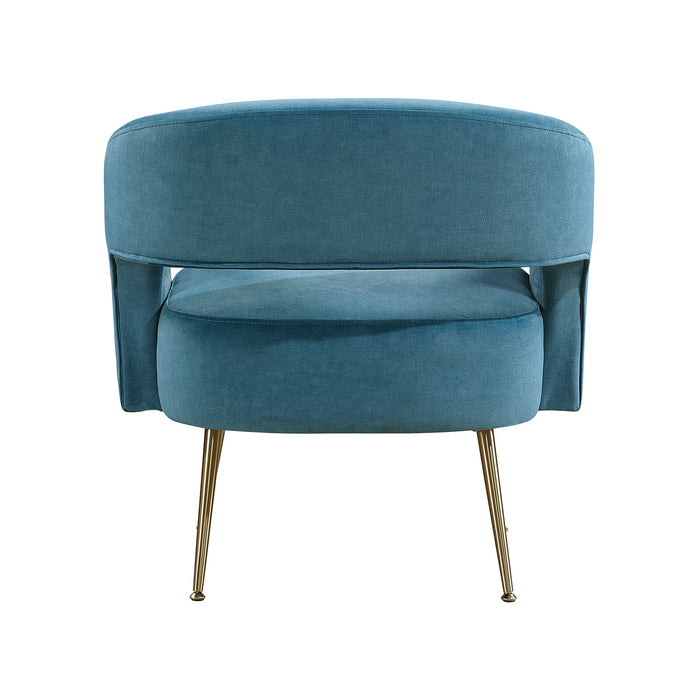 OakvillePark Arcluna Velvet Fabric Accent Chair