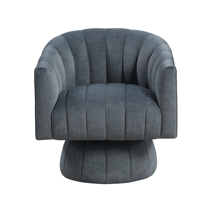 OakvillePark Fenwicke Velvet Fabric Swivel Chair
