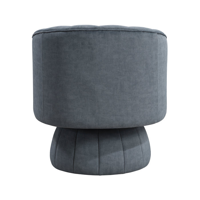 OakvillePark Fenwicke Velvet Fabric Swivel Chair