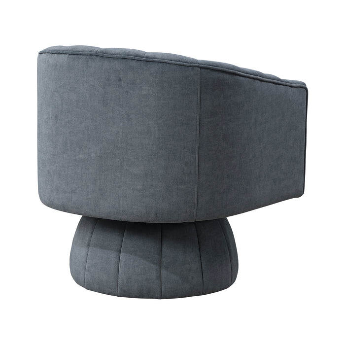 OakvillePark Fenwicke Velvet Fabric Swivel Chair