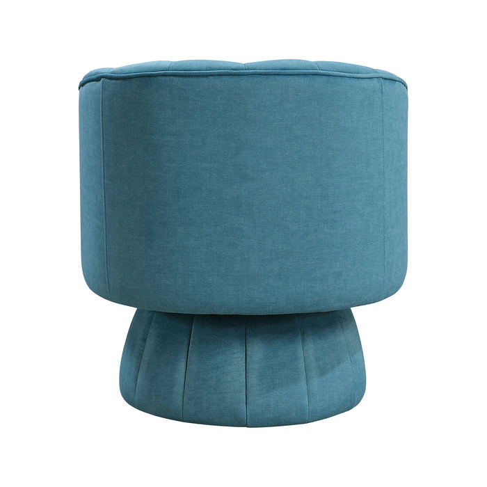 OakvillePark Fenwicke Velvet Fabric Swivel Chair