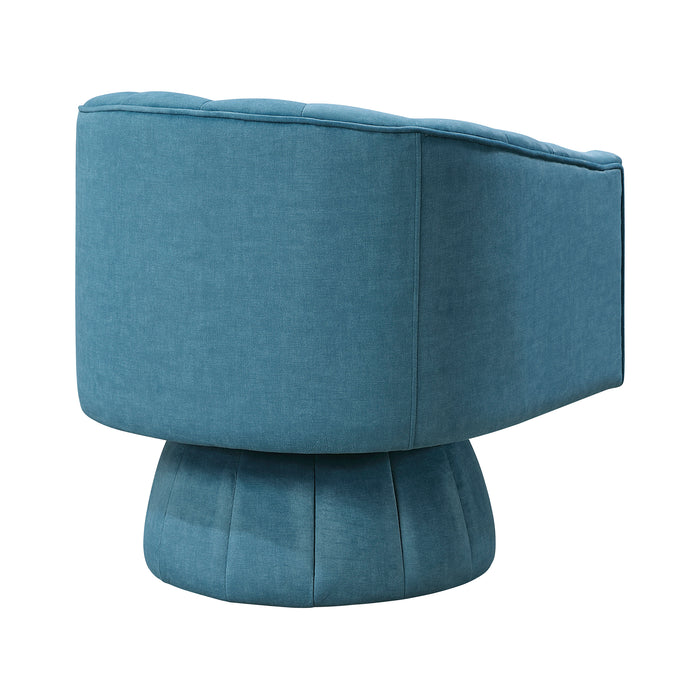 OakvillePark Fenwicke Velvet Fabric Swivel Chair