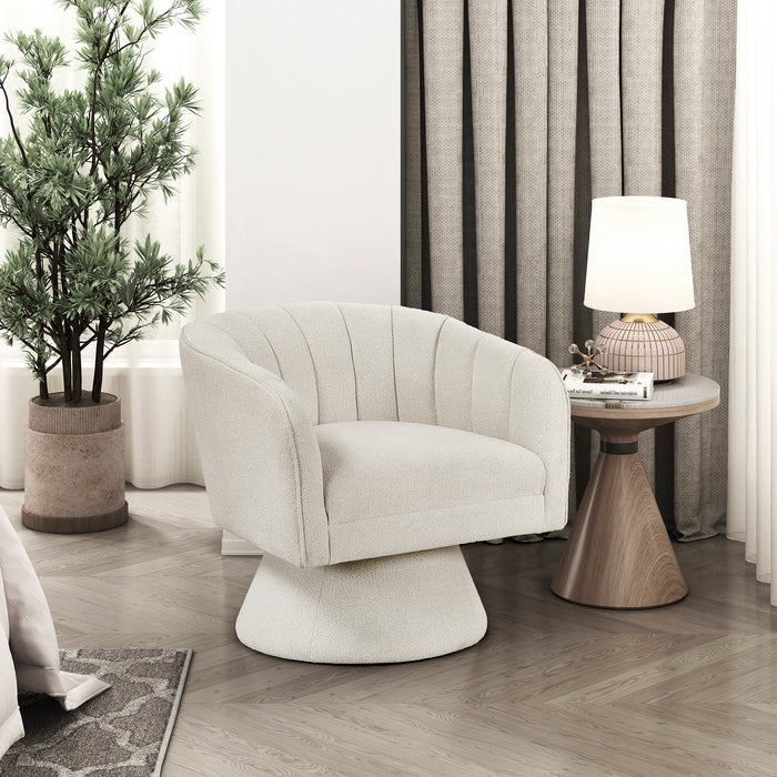 OakvillePark Liora Vale Boucle Swivel Chair