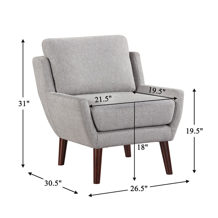 OakvillePark Silverquartz Chenille Accent Chair