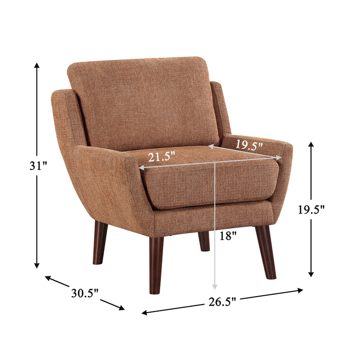 OakvillePark Silverquartz Chenille Accent Chair