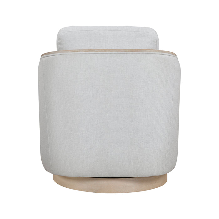 OakvillePark Fablemist Textured Fabric Swivel Chair