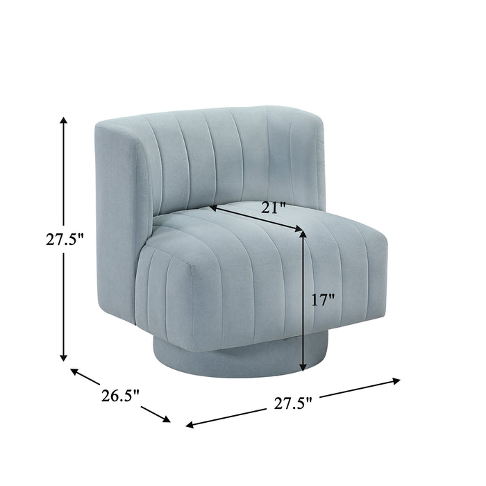 OakvillePark Glynworth Textured Fabric Swivel Chair