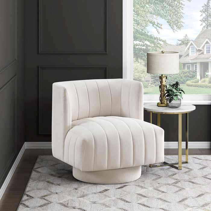 OakvillePark Glynworth Textured Fabric Swivel Chair