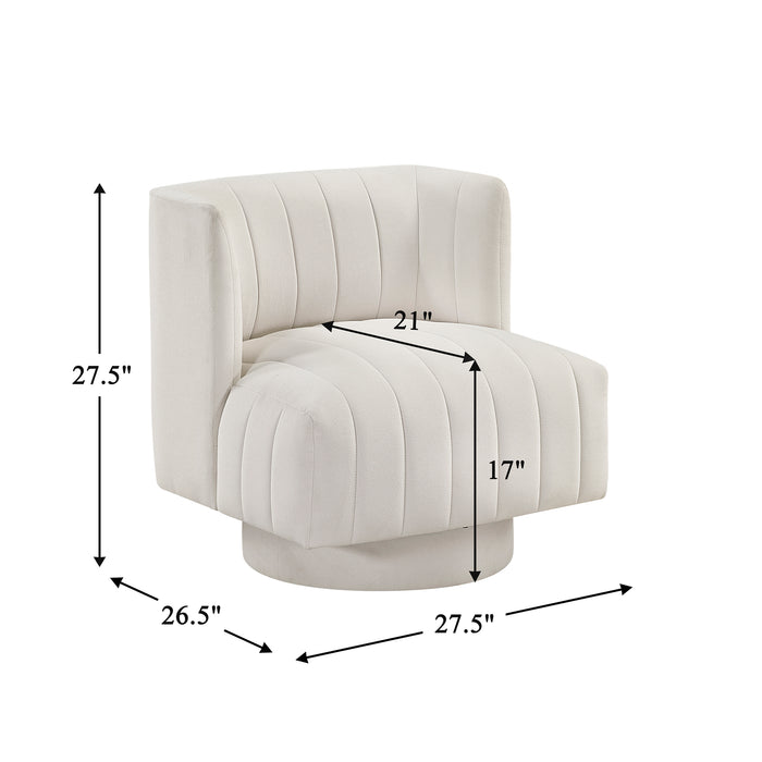 OakvillePark Glynworth Textured Fabric Swivel Chair