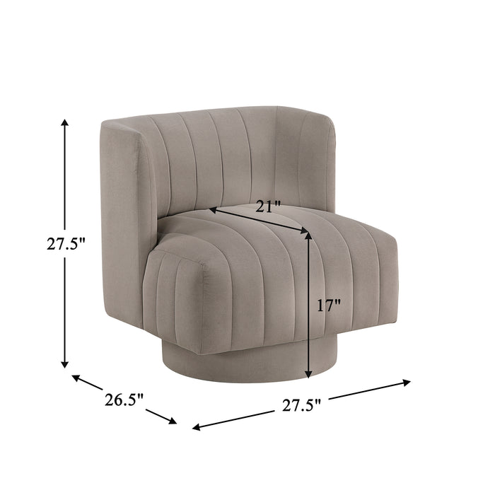 OakvillePark Glynworth Textured Fabric Swivel Chair