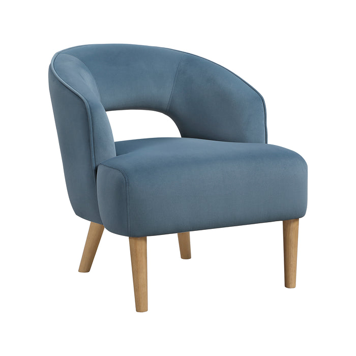 OakvillePark Mirawood Velvet Accent Chair