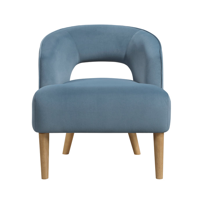 OakvillePark Mirawood Velvet Accent Chair