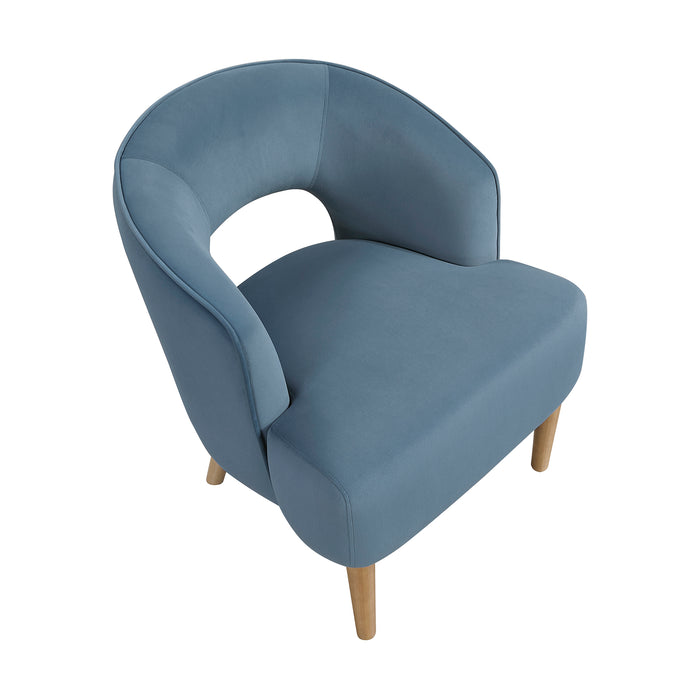 OakvillePark Mirawood Velvet Accent Chair