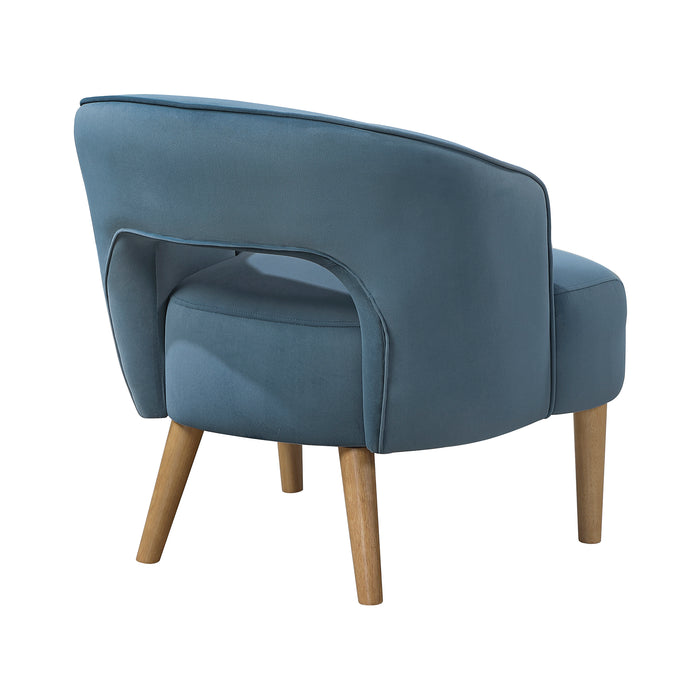 OakvillePark Mirawood Velvet Accent Chair