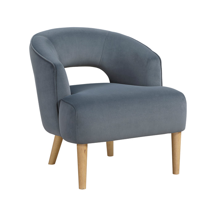 OakvillePark Mirawood Velvet Accent Chair