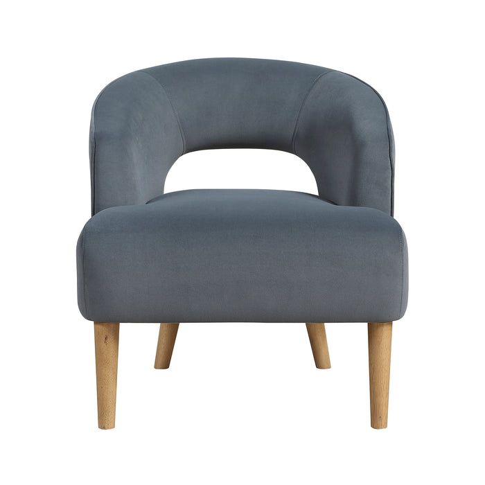 OakvillePark Mirawood Velvet Accent Chair
