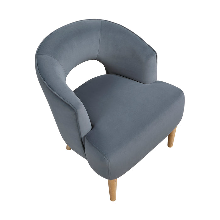OakvillePark Mirawood Velvet Accent Chair