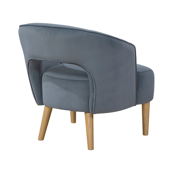 OakvillePark Mirawood Velvet Accent Chair