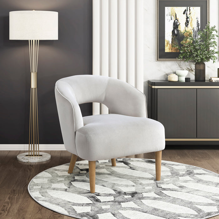 OakvillePark Mirawood Velvet Accent Chair