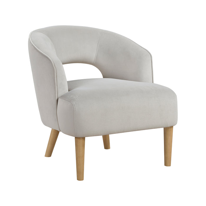 OakvillePark Mirawood Velvet Accent Chair