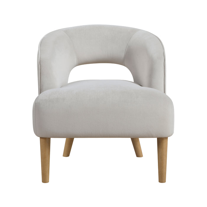 OakvillePark Mirawood Velvet Accent Chair