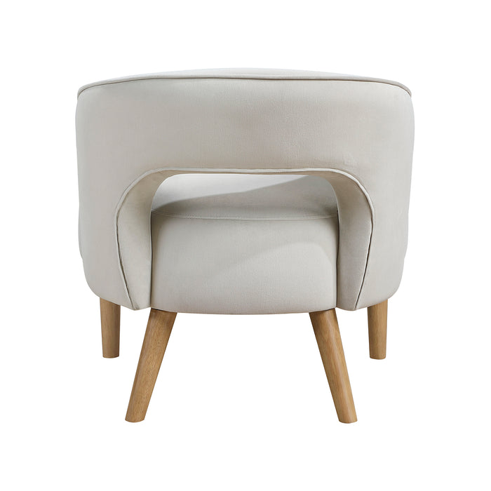 OakvillePark Mirawood Velvet Accent Chair